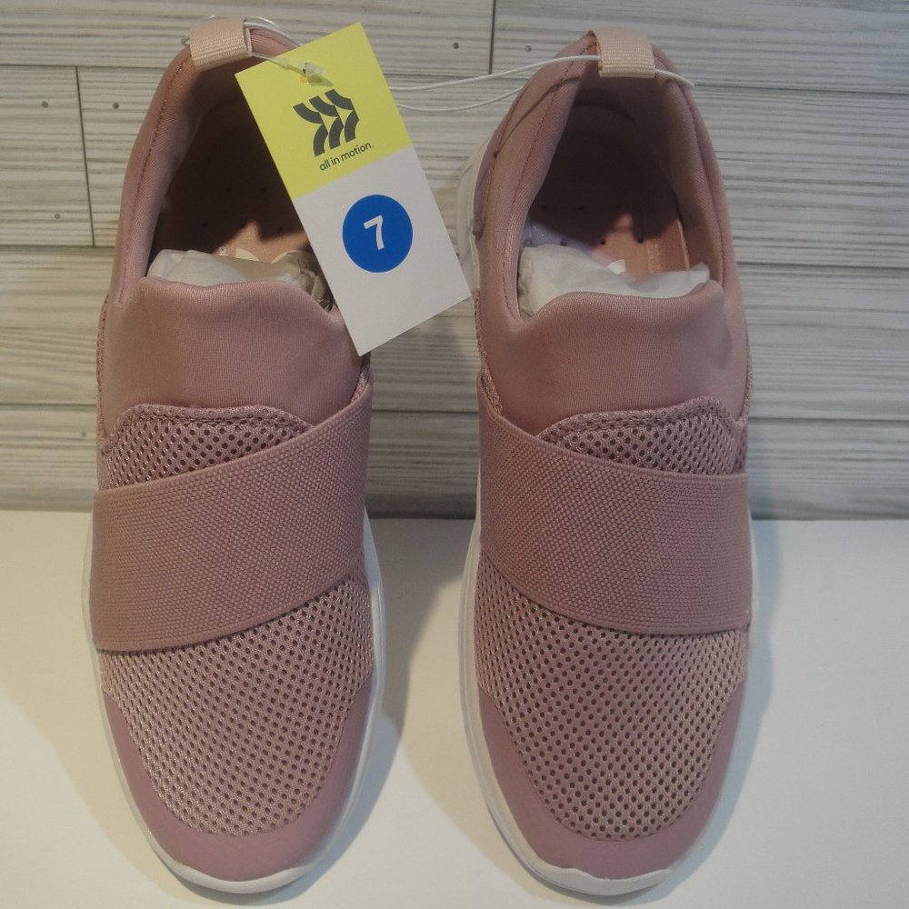 All In Motion Slip On laceless Athletic Sneakers Ladies Size 7